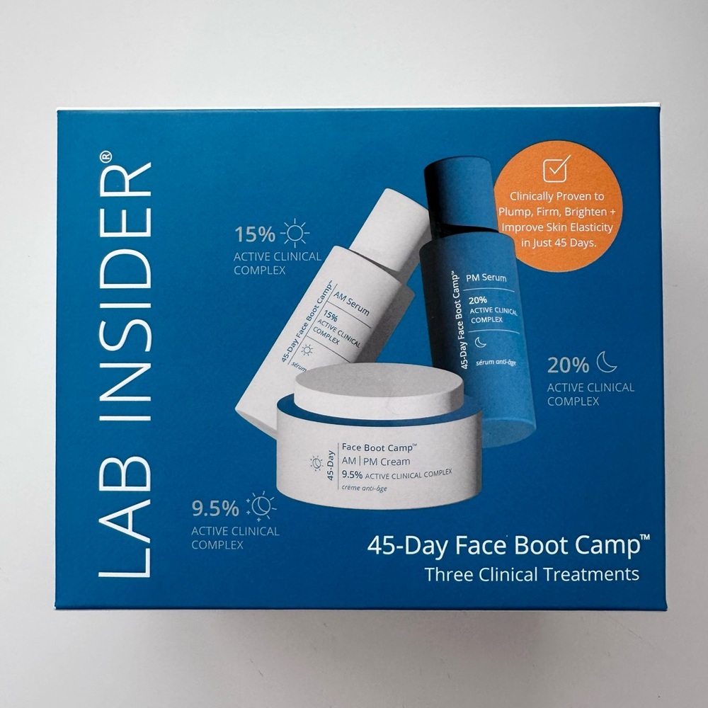 SKINN Cosmetics Lab Insider 45-Day Face Boot Camp AM Serum PM Serum AM|PM Cream